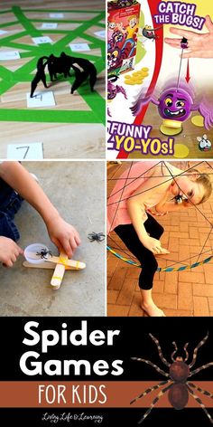 spider games for kids to play with