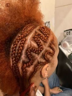 Braided Cornrow Hairstyles, Cornrow Hairstyles, Baddie Hairstyles, Hair Inspo Color, Ginger Hair, Afro Hairstyles, Aesthetic Hair, Protective Hairstyles, Pretty Hairstyles