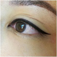 Eyeliner Tattoo Before And After, Eyebrow Before And After, Permanent Cosmetics, Ulzzang Makeup, Permanent Eyebrows, Eyeliner Styles