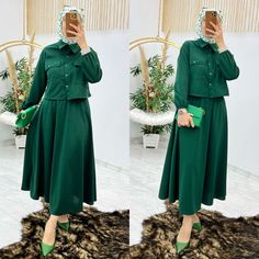 Islamic Fashion Dresses, Islamic Fashion, Hijab Fashion, Fashion Dresses, Dresses With Sleeves, Bridesmaid Dresses, Long Sleeve Dress, Wedding Dress, Long Sleeve