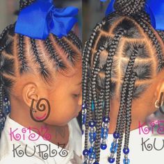 Toddler Girl Braid Styles, Kids Cornrow Hairstyles Simple, Lil Girl Hairstyles Braids, Girls Cornrow Hairstyles, Black Kids Braids Hairstyles, Cabello Afro Natural