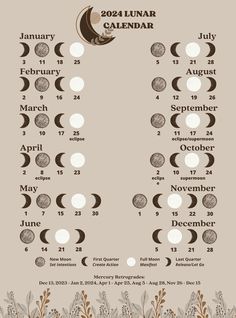 "2024 Lunar Calendar shows you the 4 main moon phases in an attractive poster size design. Keep track of the moon phase for monthly rituals such as crystal grids, manifesting, or other witchy rituals. Easy to glance at whenever you want to know when the next full moon or new moon is expected.  Purchase includes 3 file sizes in the \"moon child\" lunar calendar design. The 3 sizes included are 18x24 inches, 9x11 inches and 4000x5400 pixels.  This is a digital download for the MOON CHILD design ON Full Moon Chart 2024, My Vibe For 2024, January 2024 Moon Phases, Moon Phase Planner, Full Moon Calendar 2024, 2024 Moon Phases, New Moons 2024, Moons Of 2024, 2024 Full Moons