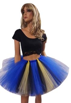 "Become your favorite Finding Nemo character in this adorable Dori inspired tutu skirt. The skirt is made on a stretchy elastic band and is designed to fit snugly around your waist. For adults this skirt will be made to a 20\" length and child skirts are around knee length. **Pictured is a 15\" length** Adults pick your size based on the size chart provided in the pictures. Its always best to use your waist size when deciding which size to choose from. Measuring instructions: Simply measure the Dory Costume, Finding Dory Party, Dory Party, Blue Tang Fish, Tang Fish, Swimming Fish, Blue Tang, Green Tutu, Just Keep Swimming