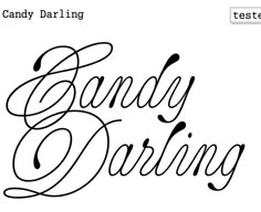 the candy drawing logo is shown in black and white, with an inscription that reads candy daring