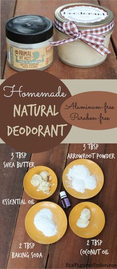 Avoid nasty chemicals with homemade deodorant. This Primal Pit Paste inspired natural deodorant is aluminum free, paraben free and even cheaper than the commercial stuff! Deodorant Diy, Homemade Natural Deodorant, Deodorant Recipe, Baking With Coconut Oil, Deodorant Recipes, Săpunuri Handmade, Diy Deodorant, Homemade Deodorant, Baking Soda Shampoo