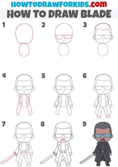 How to Draw Blade - Easy Drawing Tutorial For Kids Baby Tiger, Great Backgrounds, Vampire Hunter, Creating Characters