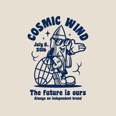 the future is ourss logo for cosmic wind