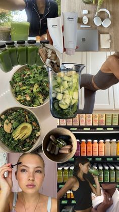 wellness aesthetic, spa aesthetic, spa day aesthetic, spa day at home aesthetic Clean Lifestyle, Healthy Food Motivation, Healthy Motivation, Healthy Lifestyle Motivation, Healthy Girl, Summer Inspo, Healthy Lifestyle Inspiration, Green Juice, A Collage