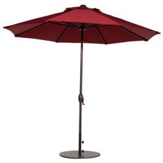 an open umbrella on a white background