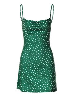 ⚡Buy 2024 Polka Dot Backless Slimming Halter Dress Green S under $18.00 in Dresses at AnotherChill.com Online. Style: Casual, Sexy. Color: Green. Fabric Content: 100% Polyester. Fit Type: Slim fit. Sleeve Length: Sleeveless. Neckline: U Neck. Length: Above Knee. ✓2024 S/S OUTFITS. Check reviews and buy Polka Dot Backless Slimming Halter Dress today. 2000s Outfits, Mini Dresses For Women, Ladies Party, Green Fabric, Flowing Maxi Dress, Glamorous Evening Gowns, Bodycon Mini Dress, Elegant Dresses, Green Dress