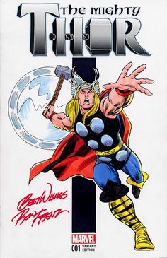 the mighty thor comic book cover