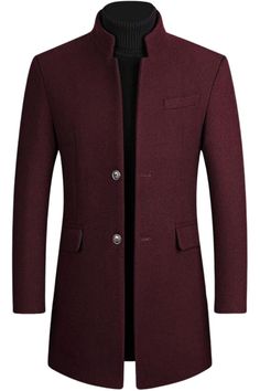 About this item
Size: Tag Size M=US Size XS, Tag Size L=US Size S, Tag Size 2XL=US Size M, Tag Size 4XL=US Size L
Design: The men's warn overcoat features a band collar, long sleeves, button down, two side pockets, decorative buttons on the sleeves, slits design at the back, inside chest pockets, black thin cotton lining
Material: This winter trench coat with pocket are made of comfy fabric, soft, lightweight, and breathable
Occasion: this man's single breasted coats is suitable for daily, casual, workdays, business meetings, outwear
Machine wash cold with like colors. Do not bleach. Do not wring. Tumble dry low heat. Iron low heat if needed Slits Design, Single Breasted Trench Coat, Warm Dress, Winter Trench, L Design, Warm Dresses