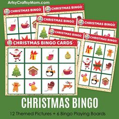 christmas bingo game for kids to play