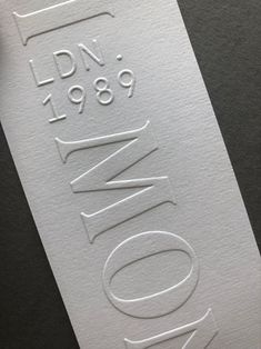 Embossing employs Zinc Blocks under heat and pressure to create a relief image. This on different substrates, including paper, leather, textiles and wood. The end result is an impactful presentation of a raised image. Elaborate three-dimensional designs come to life through engraving. No other process or techniques can match the tactile qualities of a beautiful emboss. Embossed Packaging, Debossed Business Card, Emboss Printing, Screen Printing Business, Colorplan Paper, Embossed Business Cards, White Business Card, Embossed Printing, Minimal Prints