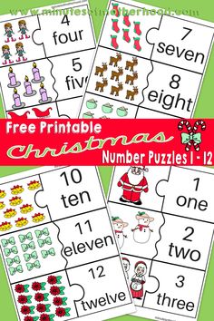 printable christmas number puzzles for kids