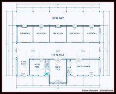 the floor plan for a two story house