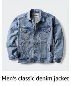 Mens Rugged, Classic Denim Jacket, Big Gifts, Mens Spring, Fashion Nails, Men's Jacket, Mens Jackets, Hair Makeup