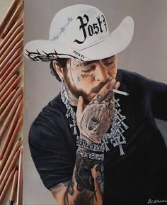 Music Magazine, Coloured Pencils, Post Malone, Celebrity Fashion, Favorite Celebrities, Wallpapers, Magazine, Celebrities, Drawings