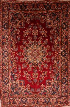 A beautiful Persian Yazd area rug was hand knotted by traditional artisans in Iran. Like all our rugs, this rug comes with FREE SHIPPING and a no-questions-asked 30 day return policy. This 11x16 ft rectangle red carpet will be delivered to your door by FedEx or UPS. Sku: 25567 Rugs On Rugs, Red Traditional Rug, Vintage Style Area Rugs, Traditional Persian Rug, Red Orientalist Rug, Red Rug Aesthetic, Cool Carpets Bedrooms, Red Persian Rug Bedroom, Red Area Rugs In Living Room