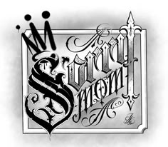 a black and white drawing of a crown