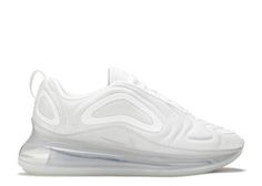 Wmns Air Max 720 'Pure Platinum' - Nike - AR9293 101 - white/white-mtlc platinum-pure platinum | Flight Club Sport Branding, Air Max 90 Premium, Running Nike, Air Max 720, Cargo Khaki, Desert Camo, Air Max Plus, Nike Lebron, Air Max 270