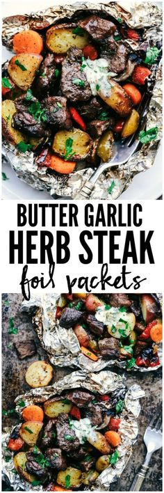 grilled garlic herb steak for rachets is an easy and delicious side dish