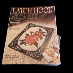 the front cover of latch hook rug kit