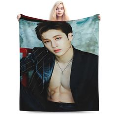 PRICES MAY VARY. Made of high-quality fabrics. Super soft, comfortable and warm.Full-width Stray Kids Bangchan printing, single-sided printing. There are Four sizes to choose from:40*30 inches(Baby blanket),50*40 inches,60*50 inches,80*60 inches .Multiple sizes give you more choices.Please choose the size you need carefully. Our Stray Kids Bangchan Throw blankets perfect for winter necessities, you can watch TV, rest on the sofa/bed, read, study, sleep, camp, play games, etc. The large and spaci Fortnite Blankets, Yoga Bedroom, Winter Necessities, Throw Blanket Gift, Beach Yoga, Lightweight Blanket, Living Room Decoration, Play Games, Dorm Decor