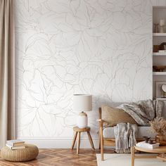 The Minimalist Peony Mural Mural Self Adhesive Large Scale Wallpaper Peony Floral Traditional Pre-pasted or Peel and Stick - ZADU Peony Mural, Wallpaper P, Thick Wallpaper, Large Scale Wallpaper, Commercial Wallpaper, Scale Wallpaper, Mural Design, Information Design, Types Of Painting