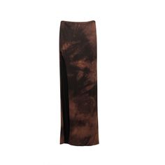 Long brown an black skirt with tie dye print. It has black lining and you can see the right leg. 100% polyesterDry clean only Skirts Long, Brown Skirt, Skirt Medium, Women's Tie, Brown Skirts, Artisan Gift, Mid Length Skirts, Blazer With Jeans, Womens Tie