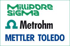 two different logos with the words metro and metter toledoo on each one side