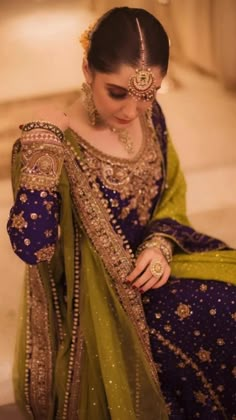 Orang India, Mehndi Dress, Desi Bride, Bridal Dresses Pakistan, Gaun Fashion, Bridal Elegance, Pakistani Bride