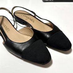 Chanel Flats Comes With Box And Dust Bag Condition Is Very Good Chanel Slingback Flats, Chanel Slingback, Chanel Flats, Slingback Flats, Flat Color, Chanel Shoes, Limited Time, Dust Bag, Chanel