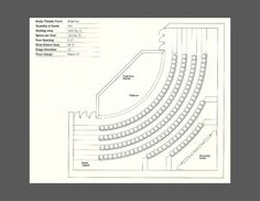 the seating plan for an auditorium