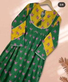 Green Frock Design, Winter Kurti, Dress Designing Ideas, Fork Design, Dress Designing, Designing Ideas, Simple Kurta Designs