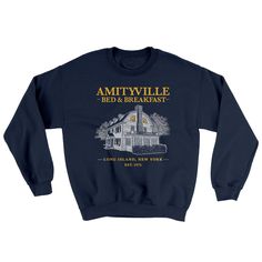 There's no bad houses, just bad people.This soft and durable crewneck sweatshirt features a loose fit with a 50/50 cotton/poly blend and a tear-away label. Double needle stitched cuffs and waistband with an athletic rib knit collar lends itself to daily wear at an affordable price. Timeless Sweater, Versatile Sweater, Sweater Gift, Style Sweater, Urban Chic, Knit Collar, Ugly Sweater, Polished Look, 50 50