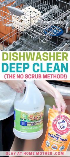 dishwasher deep clean the no scrub method