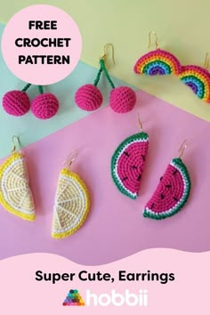 crochet patterns for earrings and earring sets