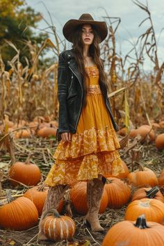 80+ Cowboy Boots Outfits for Fall: Your Go-To Guide for Autumn Style - From The Guest Room Fall Boots Outfit, Fall Wedding Guest, Fall Wedding Guest Dress