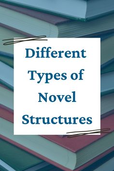 several different types of novel structures with the words different types of novel structures on top