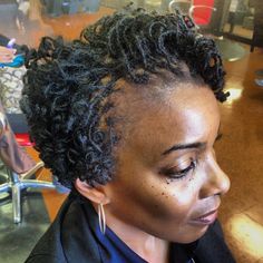 Sisterlocks tightened and rodded by Takeisha at A Natural Affair Memphis Tn. Sisterlocks Styles, Natural Hair Twist Out, Natural Hair Short Cuts, Ethnic Hairstyles, Natural Hair Twists, Athletic Hairstyles, Twist Out