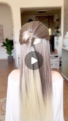 Ponytail Hack, Half Up Hairstyle, Waterfall Braid, Half Updo, Braid Tutorial, Cute Hairstyles For Short Hair, Creative Hairstyles, Dutch Braid, Half Up Hair