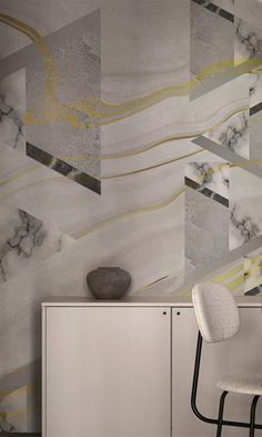 geometric office wallpaper Office Wallpaper, Geometric Elements, Commercial Wallpaper, Luxury Marble, Perfect Office, Marble Wallpaper, Wallpaper Size, Marble Effect, Gold Geometric