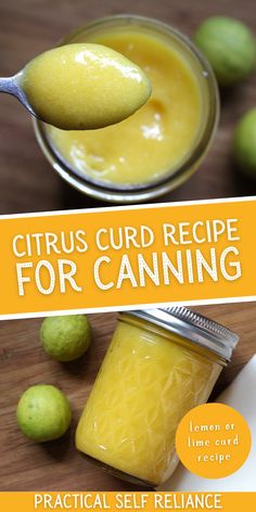 citrus curd recipe for canning by practical self reliance