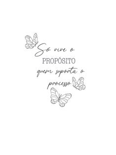 the words are written in spanish on a white background with butterflies and leaves around it