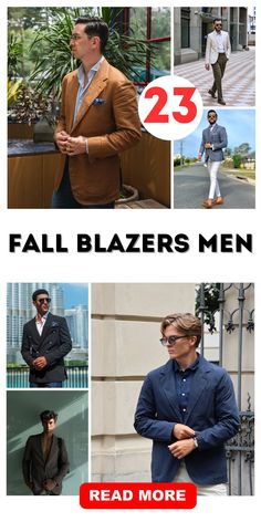 Men’s outfits blazers are redefined with our autumn collection. Each piece is crafted to enhance your style, providing a polished look for both formal and casual settings. Blazer Outfit Men Formal, Men’s Outfits With Blazers, Men Blazer Outfit Casual, Mens Blazer Outfit, Casual Blazer Outfits Men, Office Wear Ideas, Men Blazer Outfit, Blazer Men Outfit, Tweed Blazer Outfit