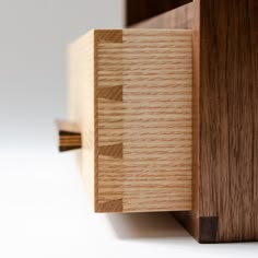 a close up view of the wood grain on a piece of furniture