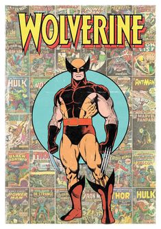 the cover to wolverine comics, with an image of wolverine holding his hands on his chest