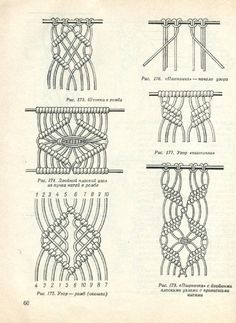 an old book with instructions to crochet and how to do it on the page