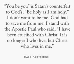 a quote from dale partridgee about god's love